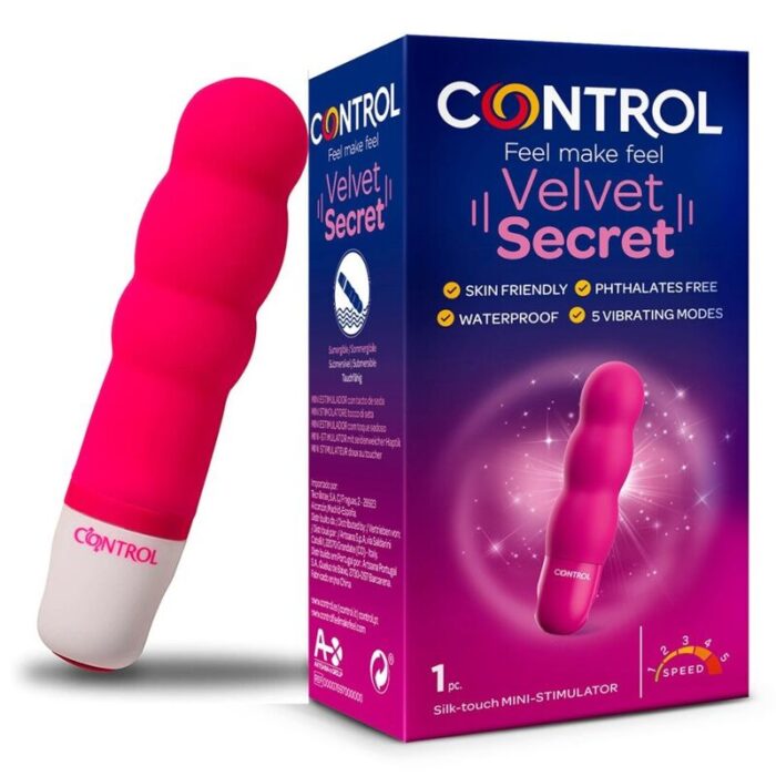 CONTROL - VELVET SECRET MINI ESTIMULADOR - CandyHot - Foto 1