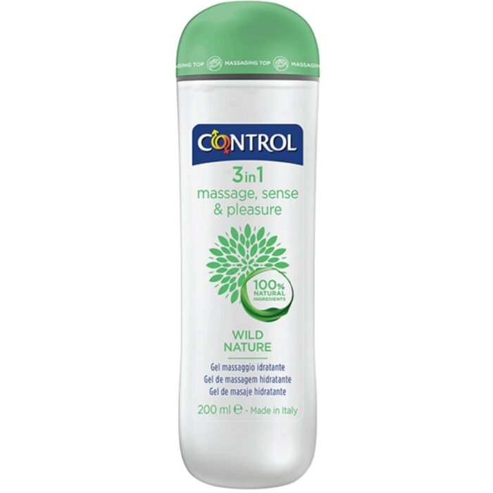 CONTROL - WILD NATURE GEL MASAJE 3 EN 1 200 ML - CandyHot - Foto 1
