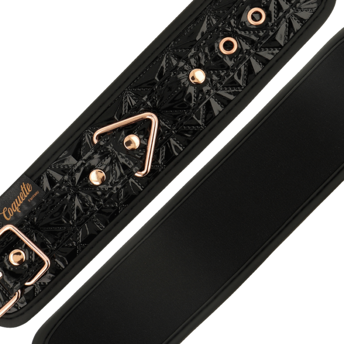 COQUETTE CHIC DESIRE - BLACK EDITION ESPOSAS PARA MANOS CON FORRO DE NEOPRENO - CandyHot - Foto 4