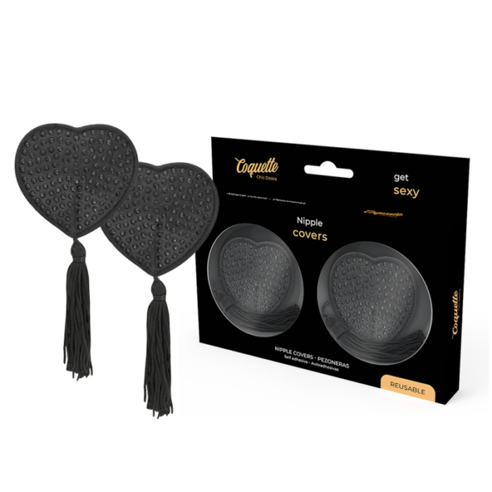 COQUETTE CHIC DESIRE - CUBRE PEZONES NEGRO - CandyHot - Foto 1