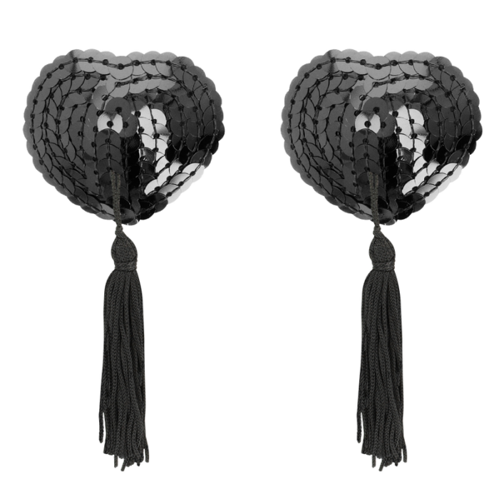 COQUETTE CHIC DESIRE - CUBRE PEZONES NEGRO LENTEJUELAS - CandyHot - Foto 3