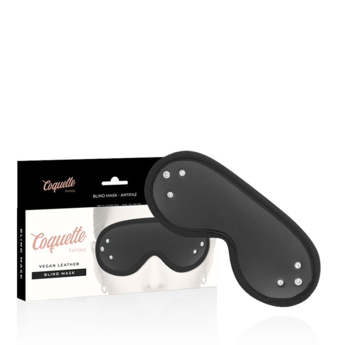COQUETTE CHIC DESIRE - FANTASY ANTIFAZ CUERO VEGANO CON FORRO DE NEOPRENO - CandyHot - Foto 1