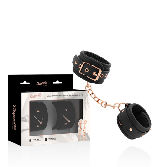 COQUETTE CHIC DESIRE - FANTASY ESPOSAS PARA MANOS CUERO VEGANO CON FORRO DE NOPRENO - CandyHot - Foto 1