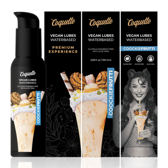 COQUETTE CHIC DESIRE - PREMIUM EXPERIENCE LUBRICANTE VEGANO COOKIEFRUTTI 100ML - CandyHot - Foto 3