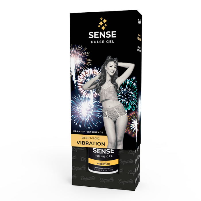 COQUETTE CHIC DESIRE - PULSE GEL FRESA VIBRACIÓN LIQUIDA PREMIUM 15ML - CandyHot - Foto 2
