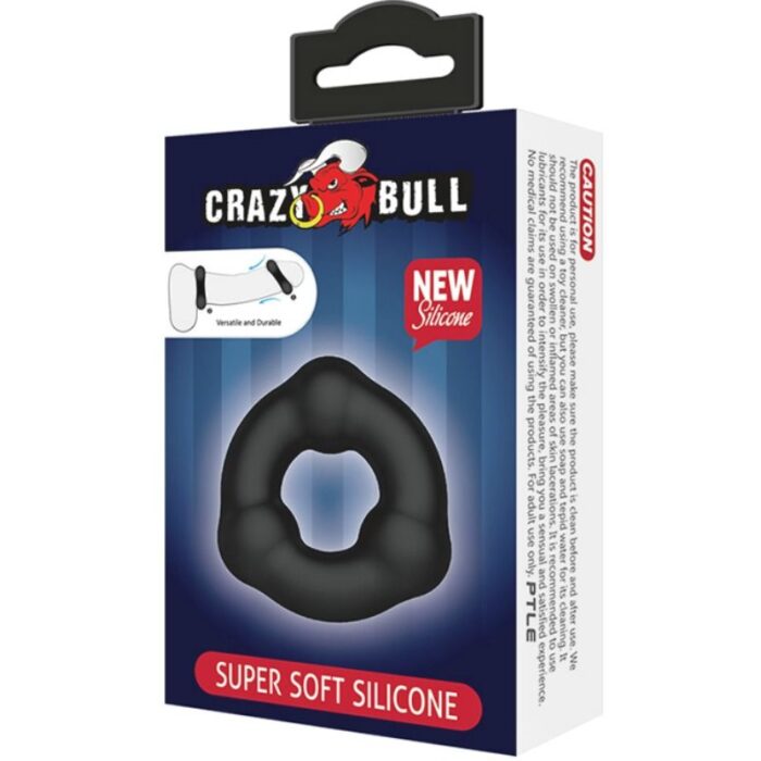 CRAZY BULL - ANILLO SILICONA SUPER SUAVE CON NODULOS - CandyHot - Foto 5
