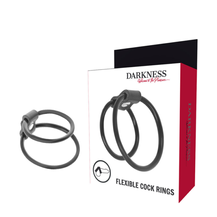 DARKNESS - ANILLOS PENE DUO POTENCIADORES. - CandyHot - Foto 1