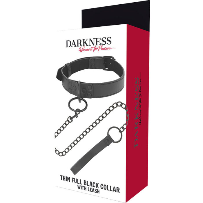 DARKNESS - COLLAR CON CADENA NEGRO - CandyHot - Foto 5