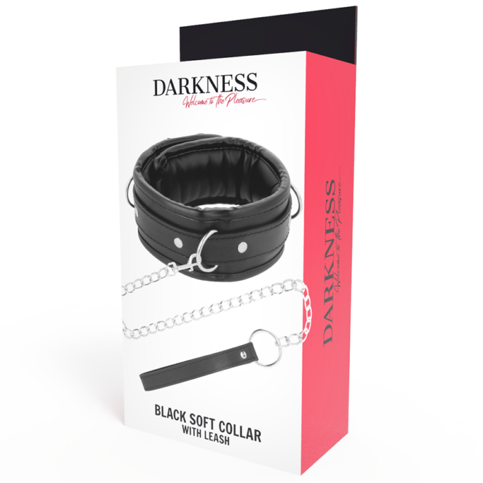 DARKNESS - COLLAR CON CADENA SOFT LEATHER - CandyHot - Foto 5
