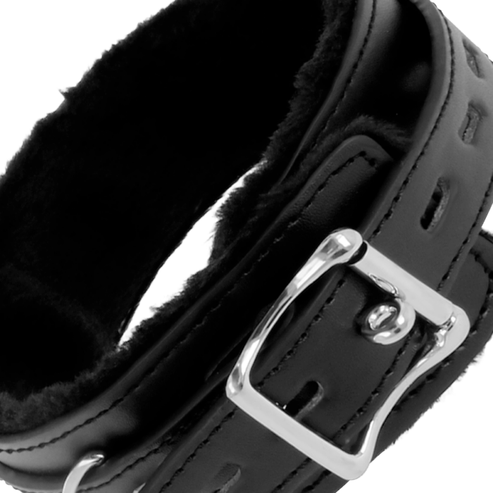 DARKNESS - COLLAR CONFORTABLE DE POSTURA CON CADENA LEATHER - CandyHot - Foto 4