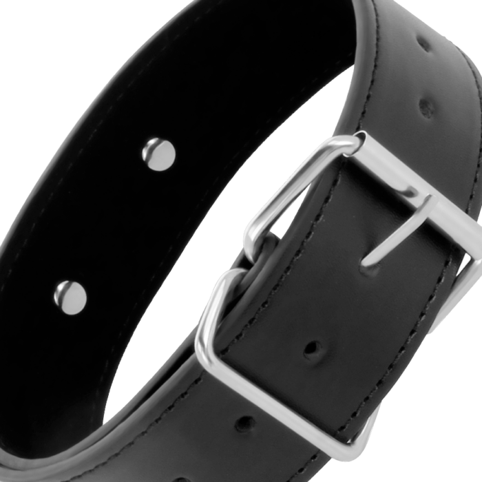 DARKNESS - COLLAR DE POSTURA CON CADENA LEATHER - CandyHot - Foto 3