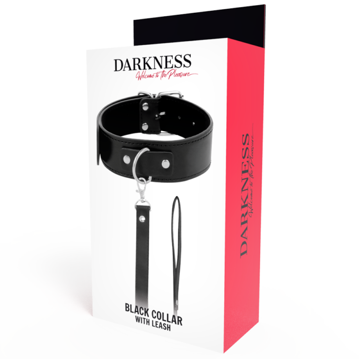 DARKNESS - COLLAR DE POSTURA CON CADENA LEATHER - CandyHot - Foto 5
