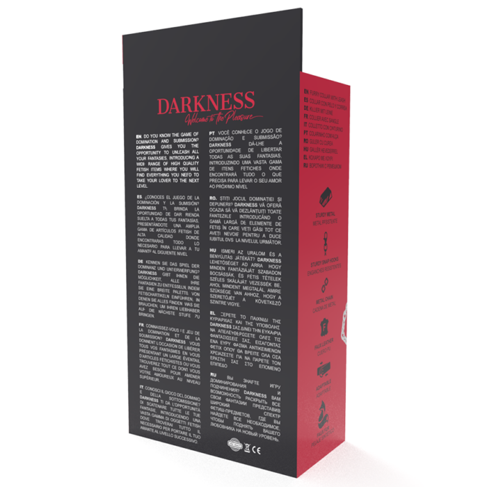 DARKNESS - COLLAR LEATHER CON CORREA ALTA CALIDAD - CandyHot - Foto 6