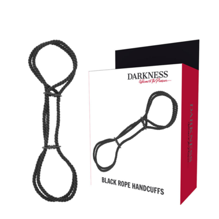 DARKNESS - ESPOSAS MANOS O TOBILLOS  CUERDA 100% ALGODON - CandyHot - Foto 1