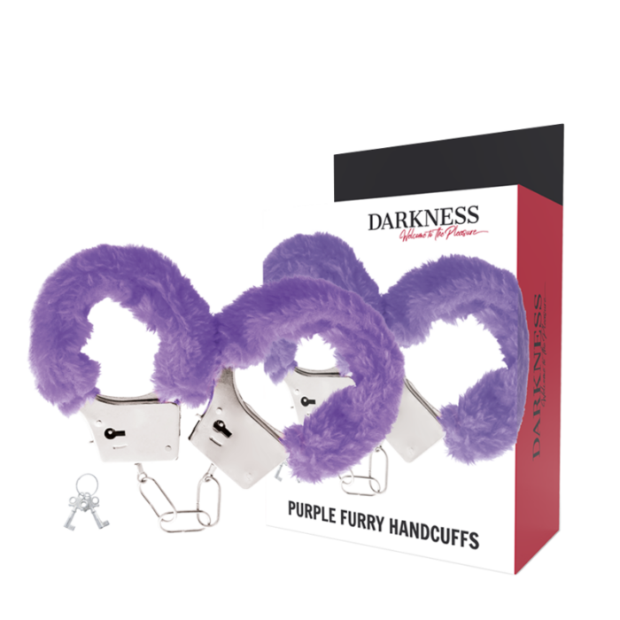 DARKNESS - ESPOSAS METAL FORRADAS LILA - CandyHot - Foto 1