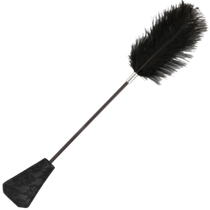 DARKNESS - FUSTA CON PLUMA LOVE NEGRO 56 CM - CandyHot - Foto 1