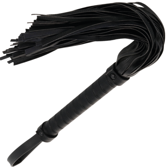 DARKNESS - LÁTIGO BONDAGE NEGRO 42CM LEATHER - CandyHot - Foto 1