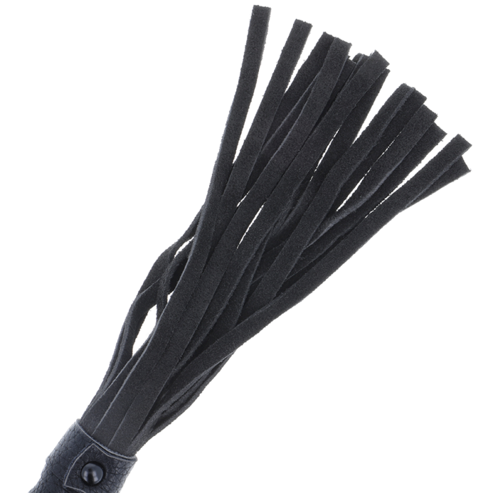 DARKNESS - LÁTIGO BONDAGE NEGRO CON MANGO DE PIEL - CandyHot - Foto 3