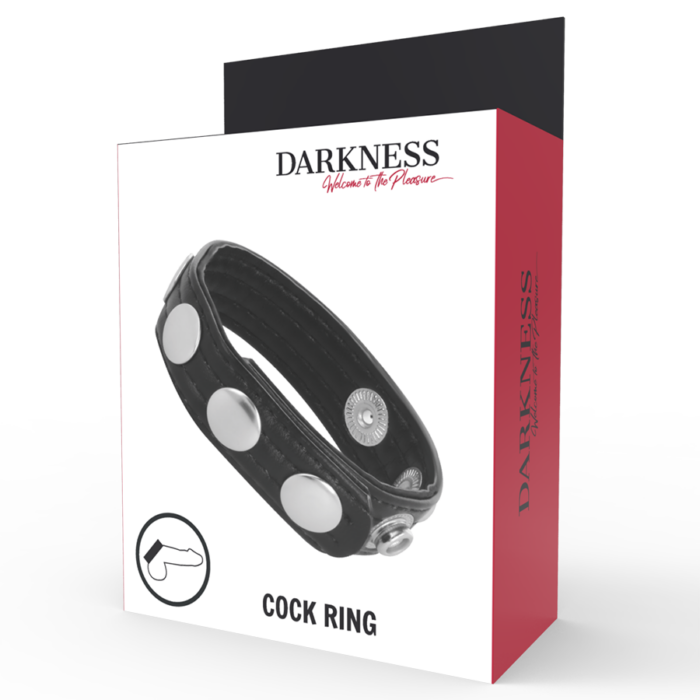 DARKNESS - LEATHER ANILLO ERECCIÓN - CandyHot - Foto 4