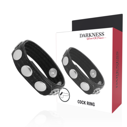 DARKNESS - LEATHER ANILLO ERECCIÓN - CandyHot - Foto 1
