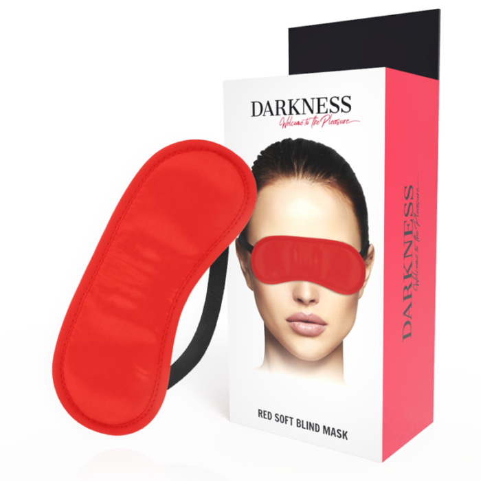 DARKNESS - MÁSCARA ANTIFAZ ROJO RECTO - CandyHot - Foto 1