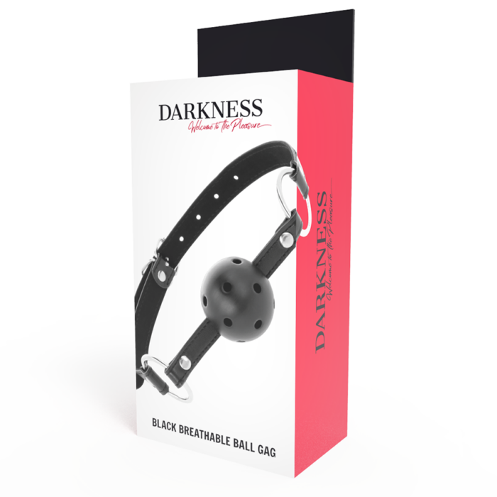 DARKNESS - MORDAZA TRANSPIRABLE NEGRO - CandyHot - Foto 4
