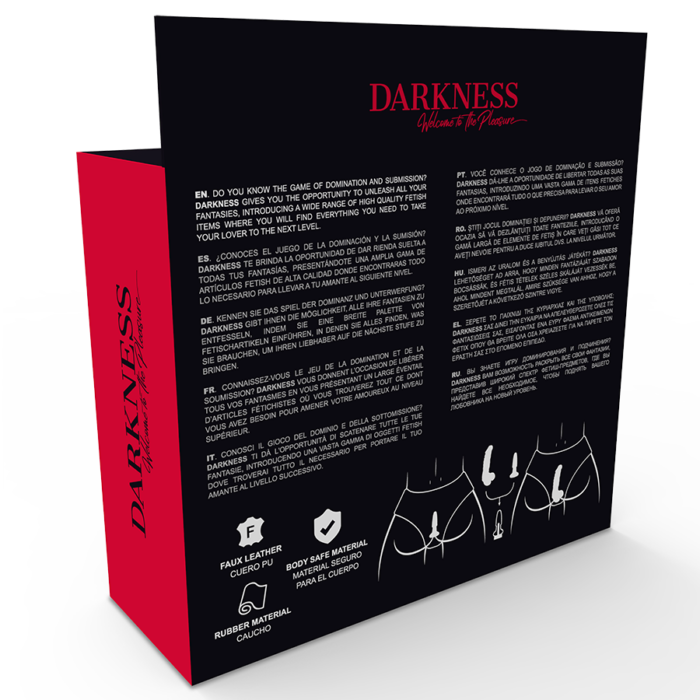 DARKNESS - PANTIES CON PLUG Y DILDO INTERCAMBIABLE - CandyHot - Foto 5