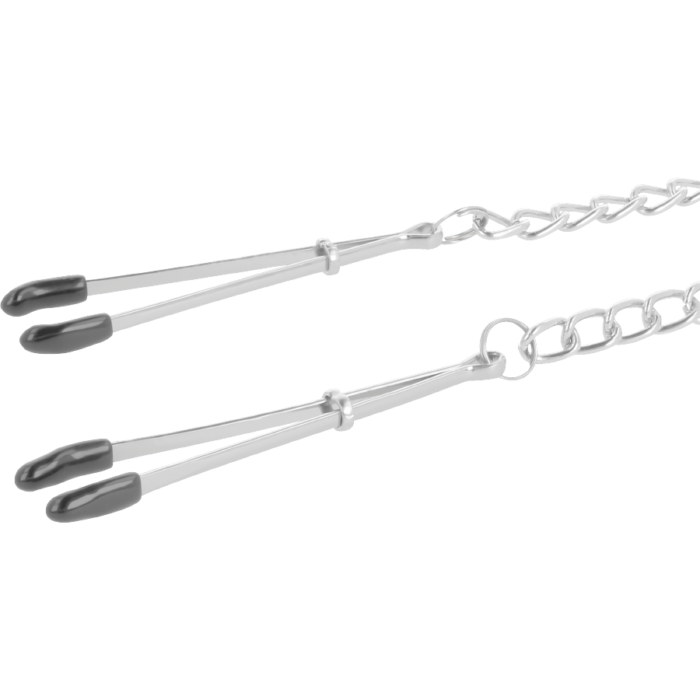 DARKNESS - PINZAS AJUSTABLES PARA PEZONES METAL - CandyHot - Foto 2