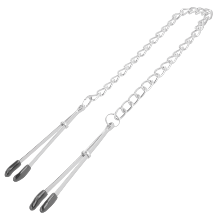 DARKNESS - PINZAS AJUSTABLES PARA PEZONES METAL - CandyHot - Foto 3