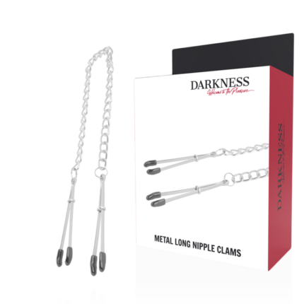 DARKNESS - PINZAS AJUSTABLES PARA PEZONES METAL - CandyHot - Foto 1