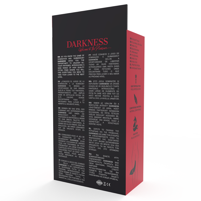 DARKNESS - PLUG ANAL SILICONA CON COLA GRIS - CandyHot - Foto 4