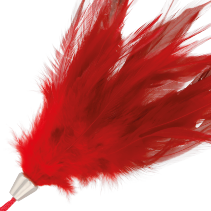 DARKNESS - PLUMA ESTIMULADORA ROJO 17CM - CandyHot - Foto 2