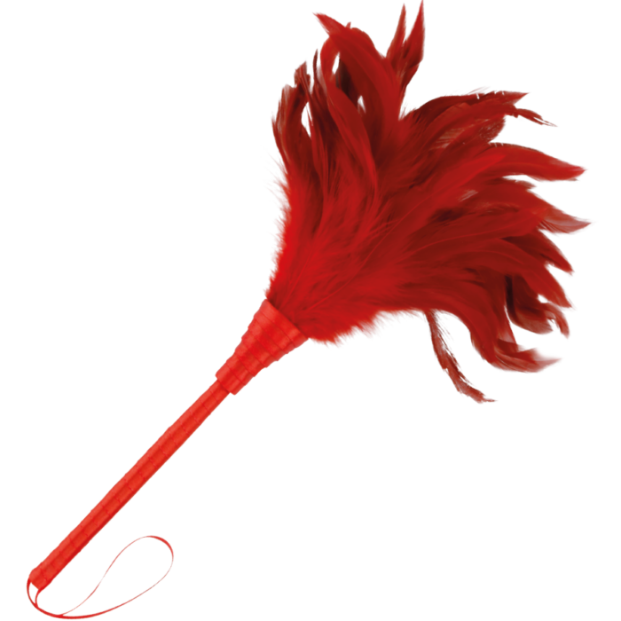 DARKNESS - PLUMA ESTIMULADORA ROJO 24CM - CandyHot - Foto 1