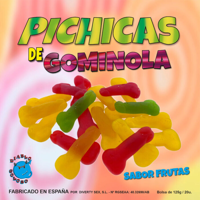 DIABLO GOLOSO - PICHITAS DE GOMINOLA FRUTAS - CandyHot - Foto 1