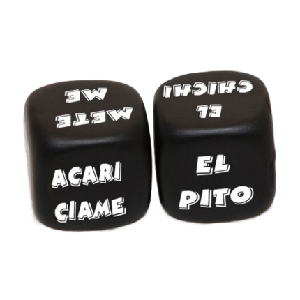 DIABLO PICANTE - 2 DADOS ACCIÓN Y PARTE DEL CUERPO - CandyHot - Foto 2