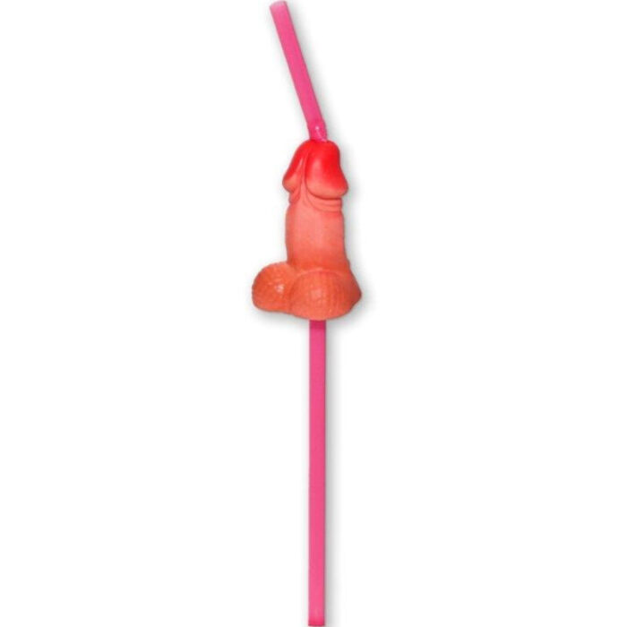 DIABLO PICANTE - BOLSA 5 PAJITAS PENE GRANDE NATURAL - CandyHot - Foto 1