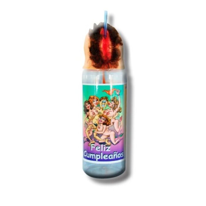 DIABLO PICANTE - BOTELLA LABIOS CUMPLEAÑOS CARNE 750 ML - CandyHot - Foto 1