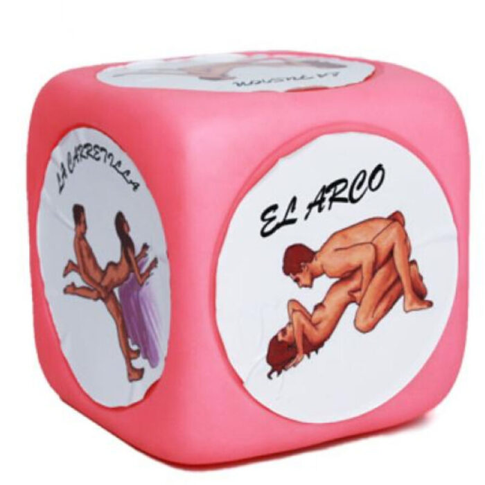 DIABLO PICANTE - DADO KAMASUTRA SUPER GRANDE DE POSTURAS ROSA - CandyHot - Foto 1