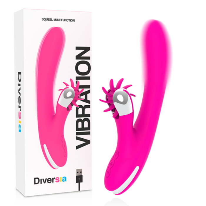 DIVERSIA - BUNNY VIBRATING 24 CM - CandyHot - Foto 1