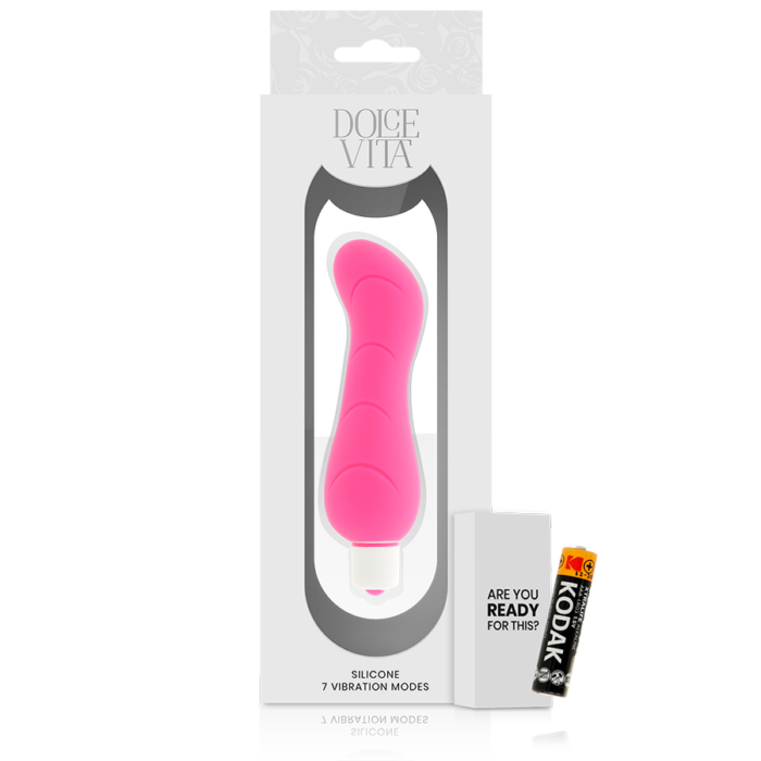 DOLCE VITA - G-SPOT VIBRADOR SILICONA ROSA - CandyHot - Foto 5