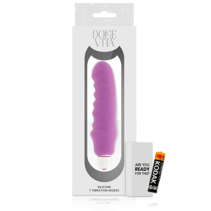 DOLCE VITA - GENIUS VIBRADOR SILICONA LILA - CandyHot - Foto 5
