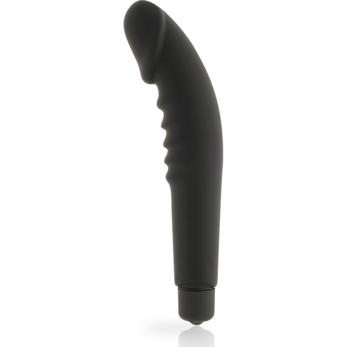 DOLCE VITA - REALISTIC  PLEASURE VIBRADOR SILICONA NEGRO - CandyHot - Foto 2