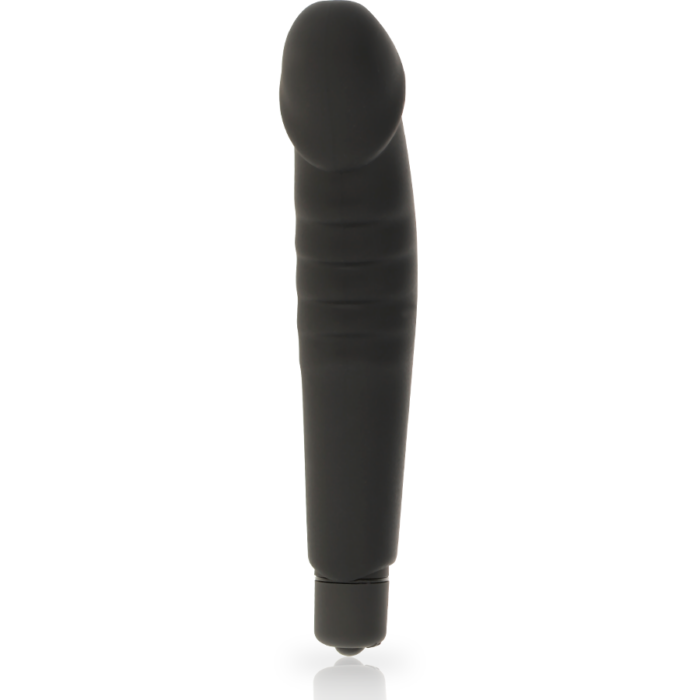 DOLCE VITA - REALISTIC  PLEASURE VIBRADOR SILICONA NEGRO - CandyHot - Foto 4