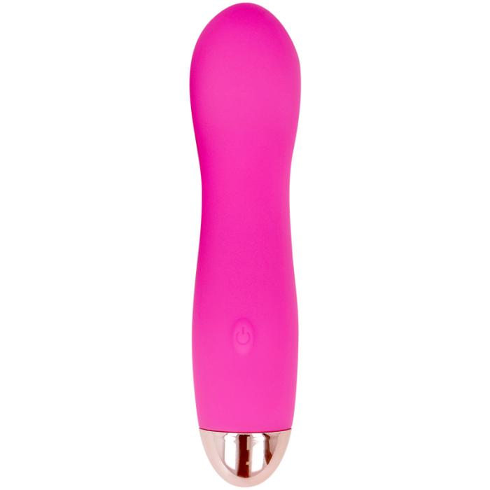 DOLCE VITA - VIBRADOR RECARGABLE ONE ROSA 7 VELOCIDADES - CandyHot - Foto 3
