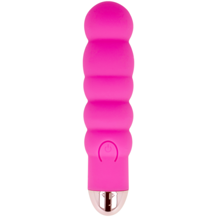 DOLCE VITA - VIBRADOR RECARGABLE SIX ROSA 7 VELOCIDADES - CandyHot - Foto 2