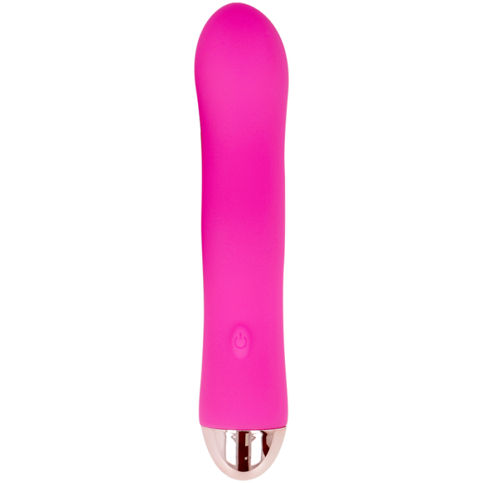 DOLCE VITA - VIBRADOR RECARGABLE TWO ROSA 7 VELOCIDADES - CandyHot - Foto 3