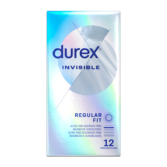 DUREX - INVISIBLE EXTRA FINO 12 UNIDADES - CandyHot - Foto 2