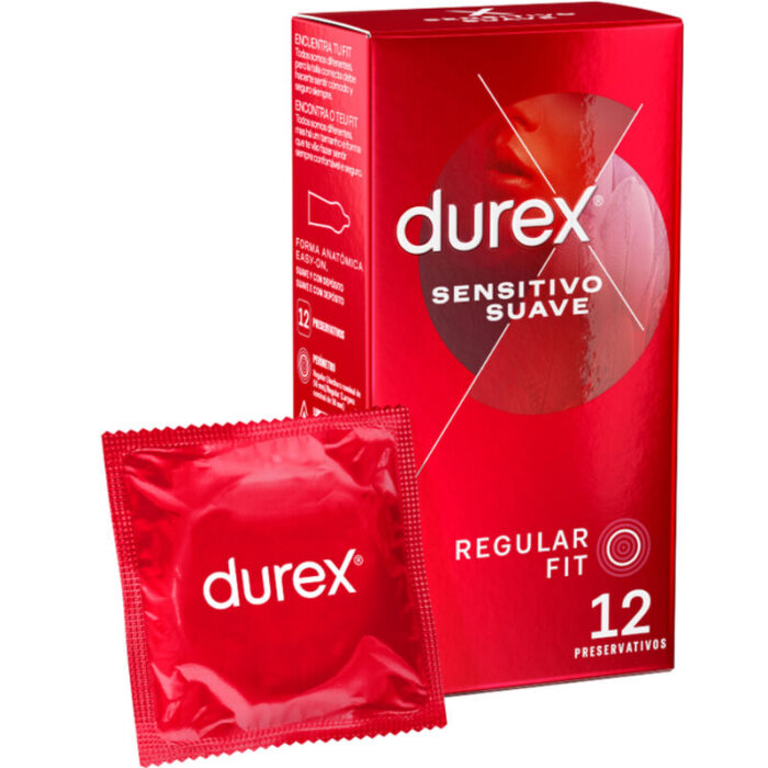 DUREX - SENSITIVO SUAVE 12 UNIDADES - CandyHot - Foto 1
