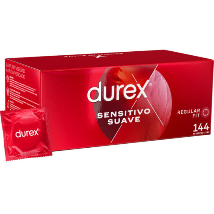 DUREX - SENSITIVO SUAVE 144 UNIDADES - CandyHot - Foto 1
