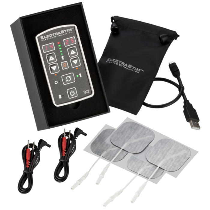 ELECTRASTIM - PAQUETE ESTIMULADOR FLICK DUO - CandyHot - Foto 1